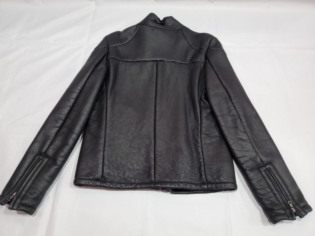 Tass Standard leather jacket, sherpa lining, 男裝, 外套及戶外衣服- Carousell