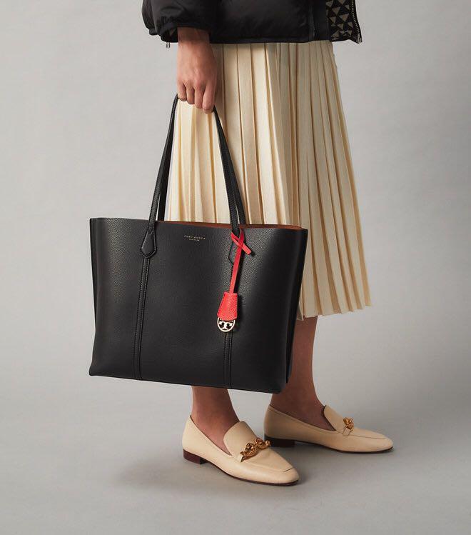 perry triple compartment tote