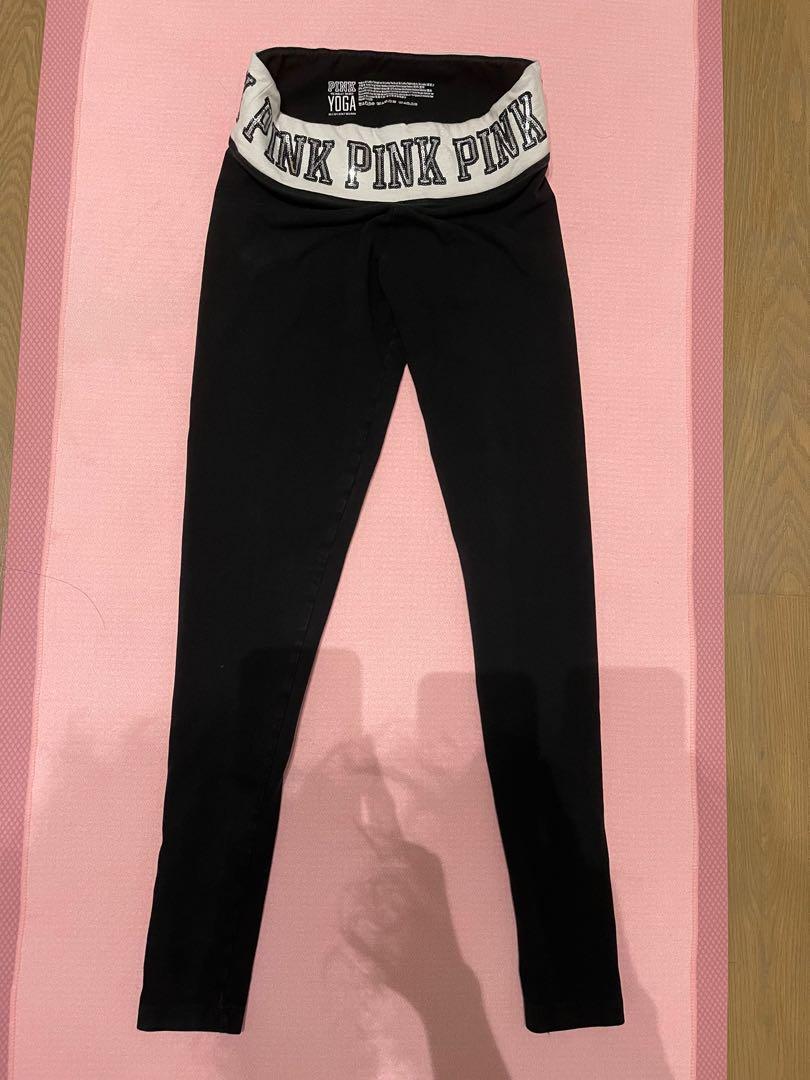 Victoria's Secret Pink Yoga Pants, Women's Fashion, Bottoms, Other Bottoms  on Carousell