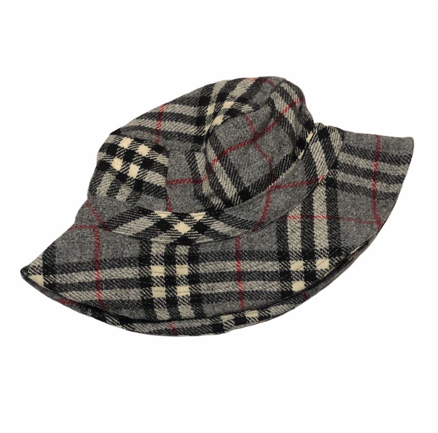 burberry pattern bucket hat