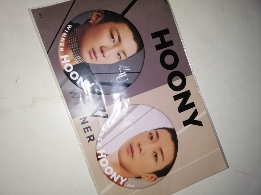 WINNER Hoony Can Badge Set (Category: K-Wave Merchandise) located in Quezon City. Submitted by justdump_a (Listing ID 1062206562, Image 1). Description: Just arrived from Japan..