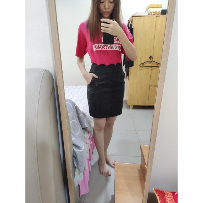 Women Formal Dress with pockets OL Style Pencil Skirt H Type