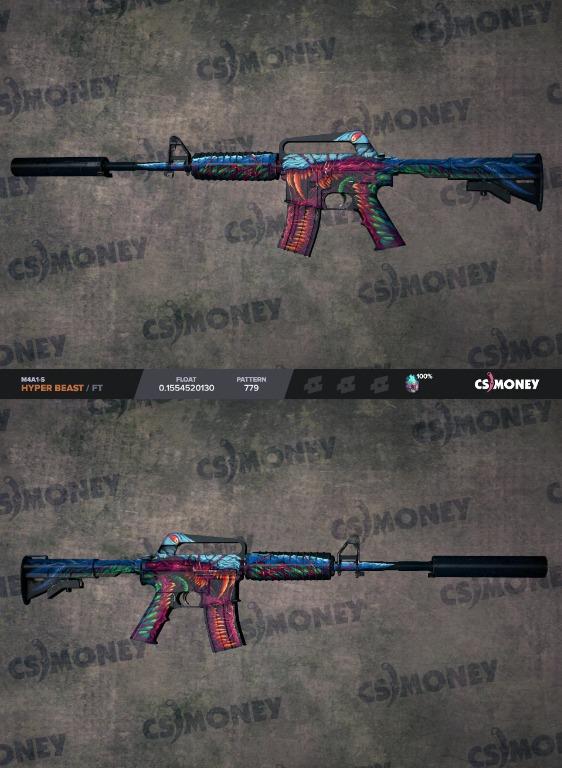 0 15fv M4a1 S Hyper Beast Ft Csgo Toys Games Video Gaming In Game Products On Carousell