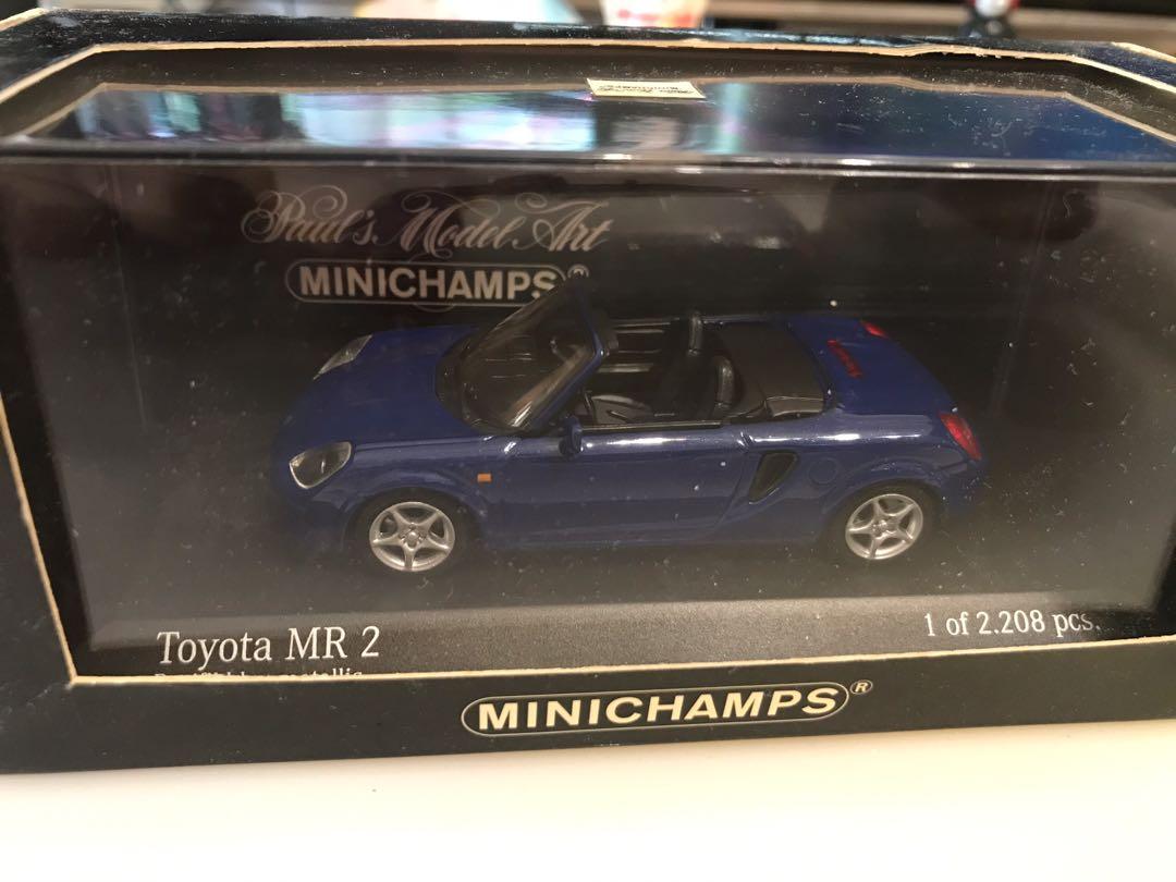 1 43 Minichamps Toyota Mr2 Zzw30 Mr S Mk3 Cabriolet 開蓬跑車blue Mr2 Sw W11 Car 興趣及遊戲 玩具 遊戲類 Carousell