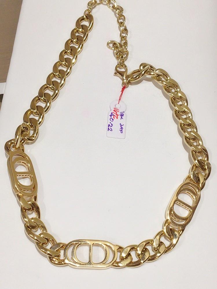 18K Japan Christian Dior inspired Necklace Women s Fashion