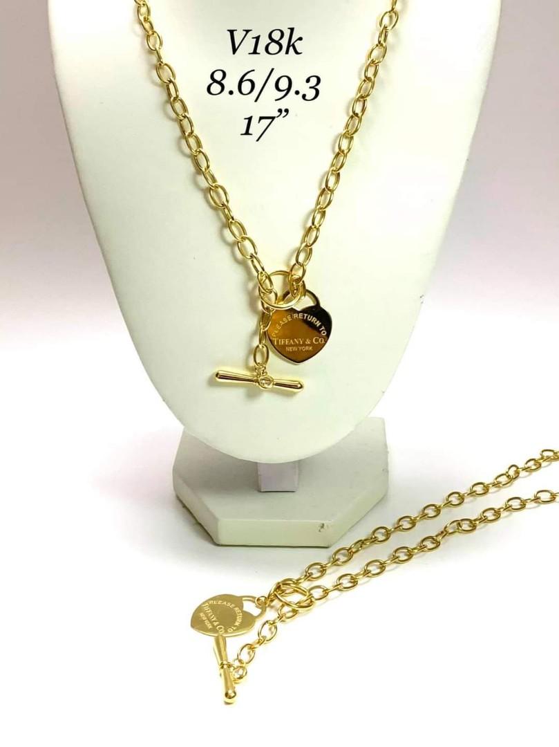 18k Saudi Gold Tiffany Co Necklace Women S Fashion Jewelry Organizers Necklaces On Carousell 18k Saudi Gold Tiffany Co Necklace Women S Fashion Jewelry Organizers Necklaces On Carousell