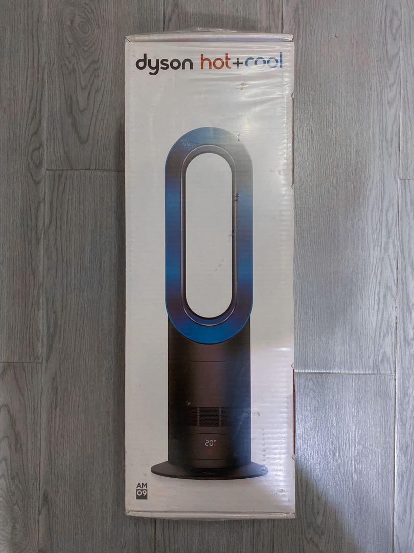 [全新行貨．黑藍色限量版．只得一把] Dyson AM09 冷暖風扇暖風機