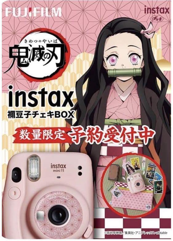 Anime Instax Camera Demon Slayer Fuji Film Nezuko Polaroid Camera