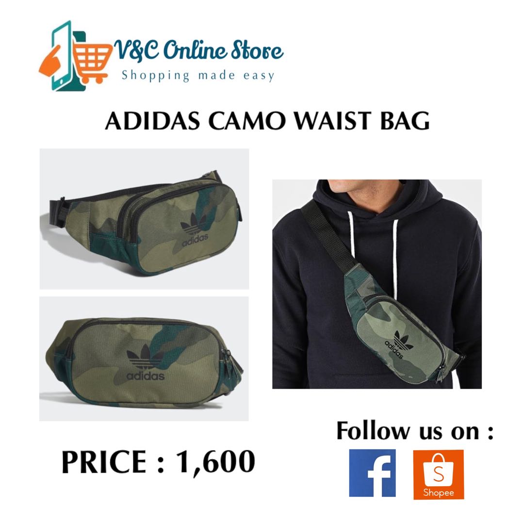 adidas camo waist bag
