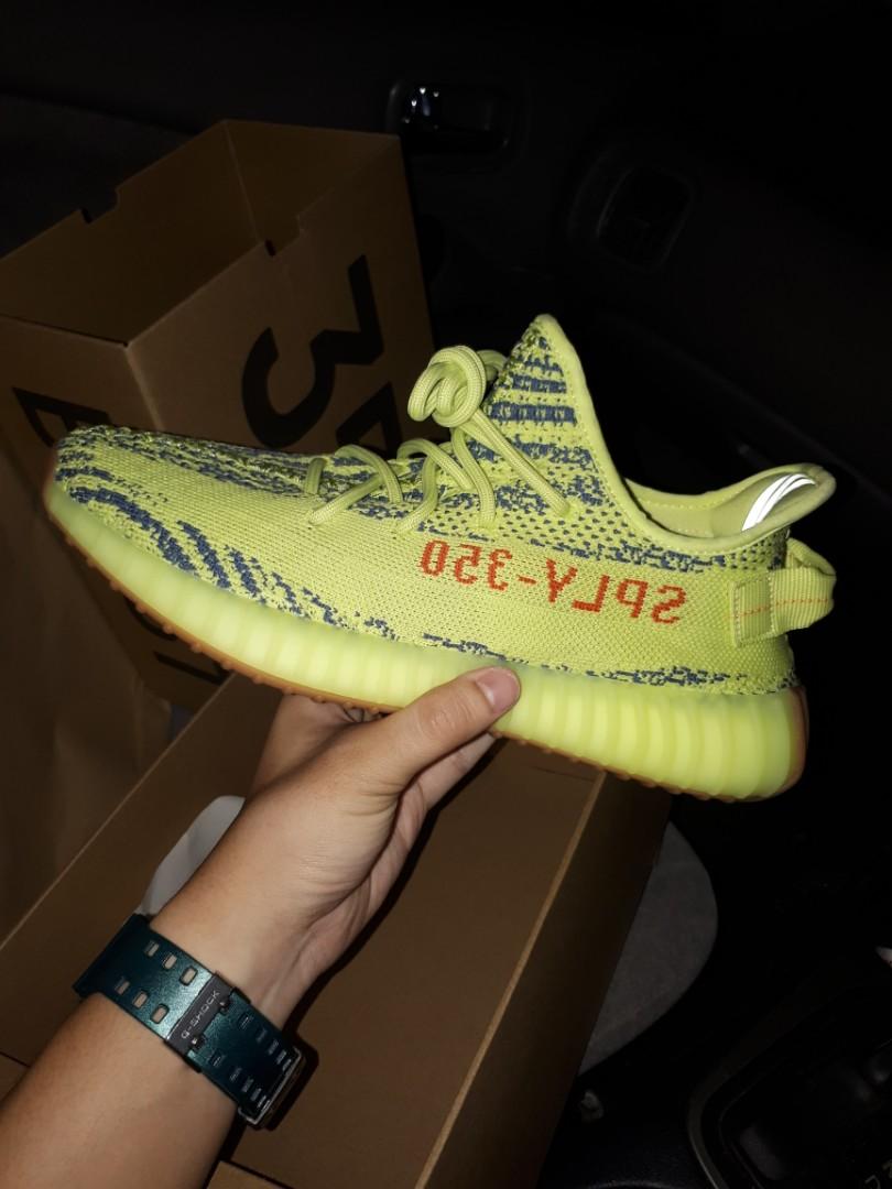 Adidas Yeezy 350 V2 Frozen Yellow Yebra Lime