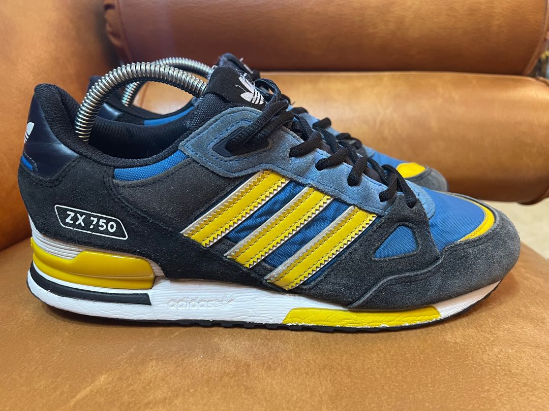 Adidas zx 2025 750 blue yellow