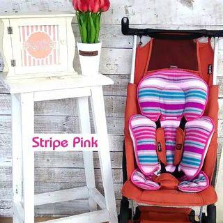 Alas Stroller Cuddle Me stripe Pink Baru #bersih2021