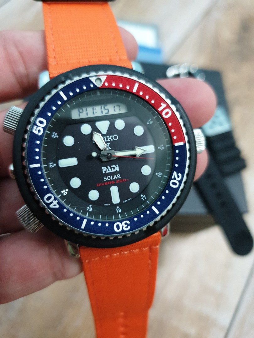 Arnie Special Edition Solar Movement Seiko H851., Mobile Phones \u0026 Gadgets,  Wearables \u0026 Smart Watches on Carousell