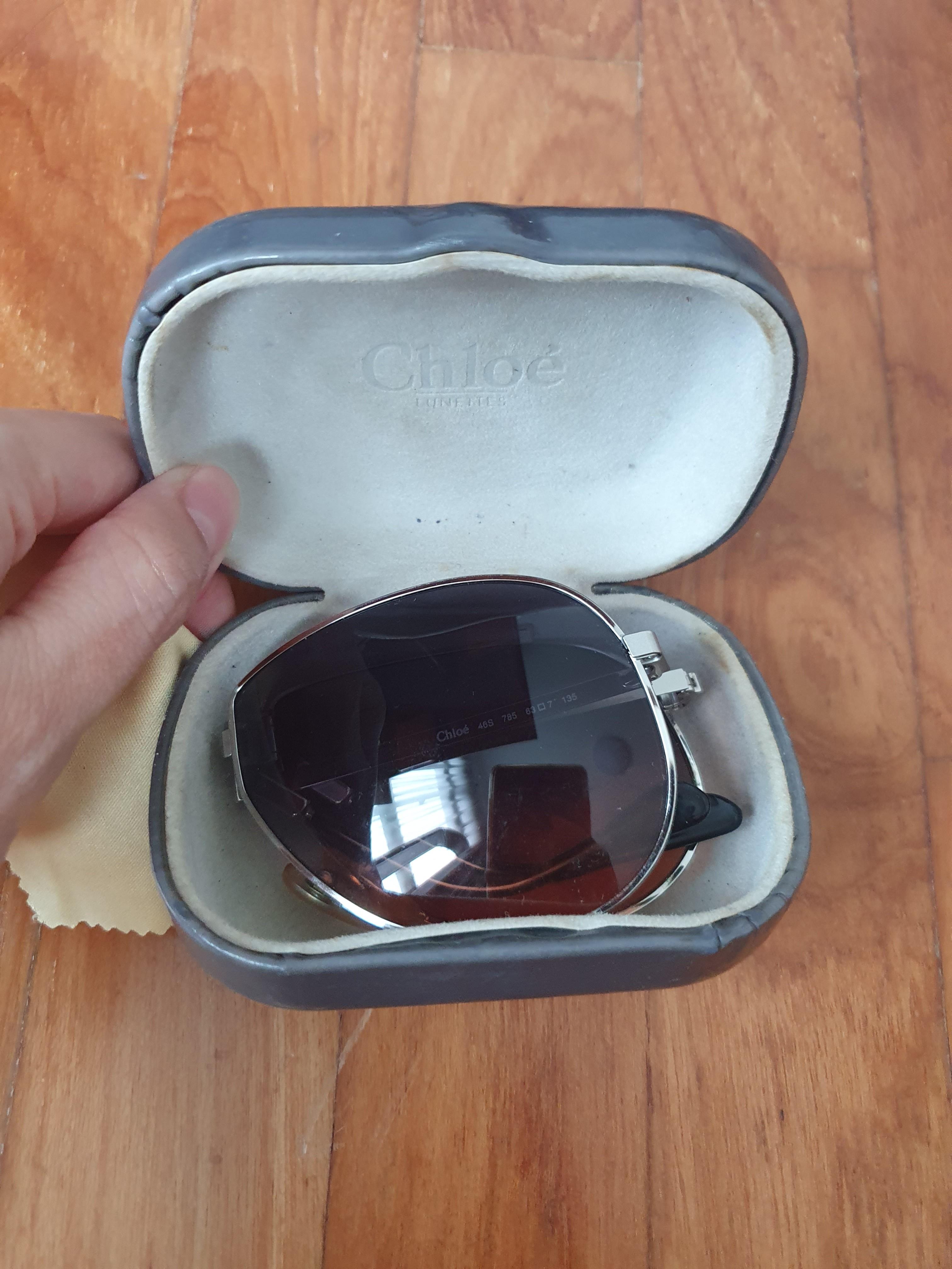Authentic Chloe foldable sunglass