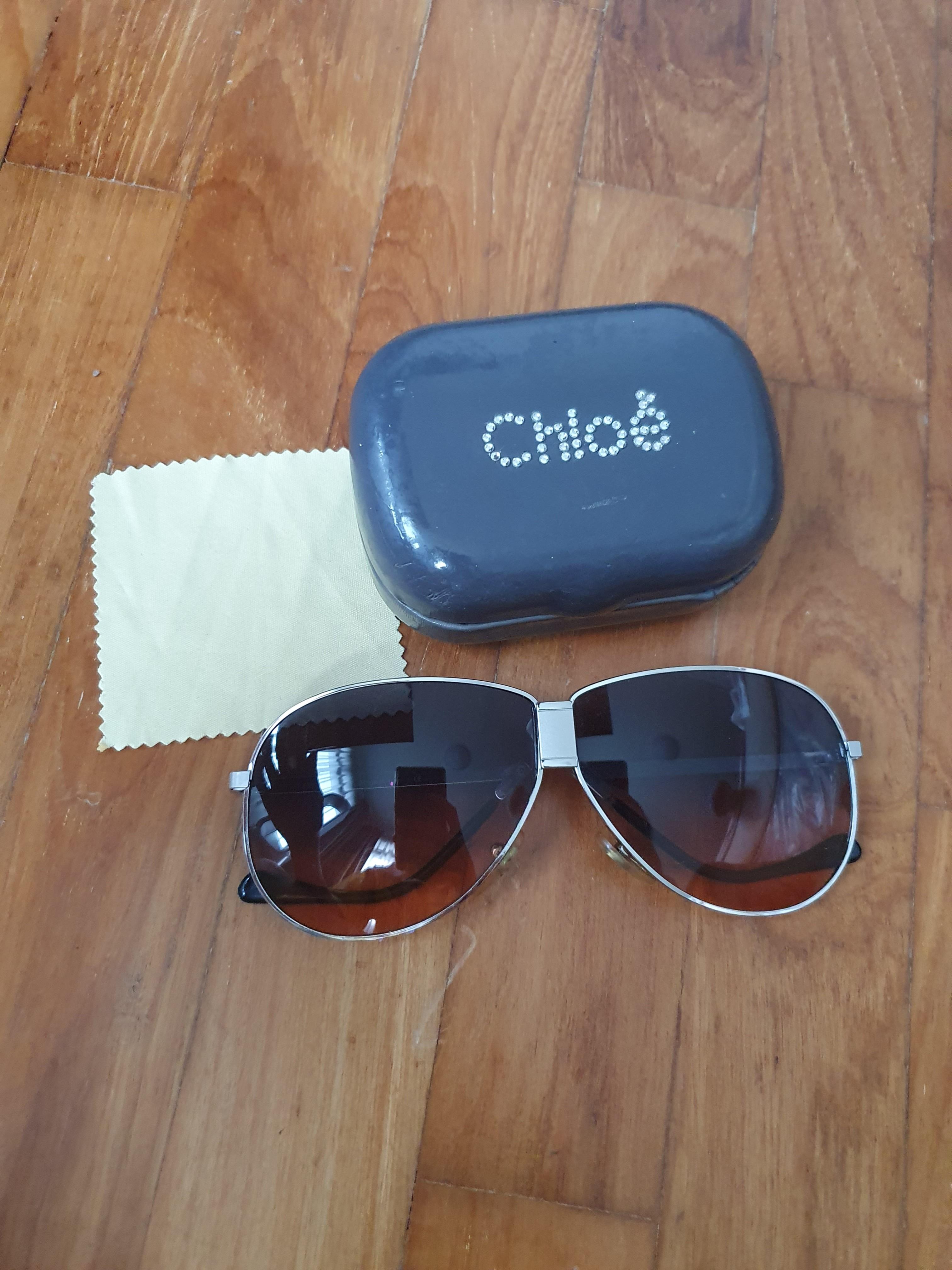 Authentic Chloe foldable sunglass