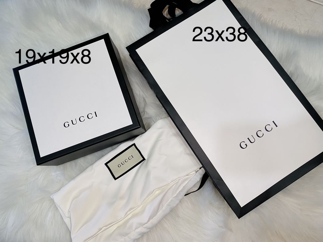gucci box and dust bag