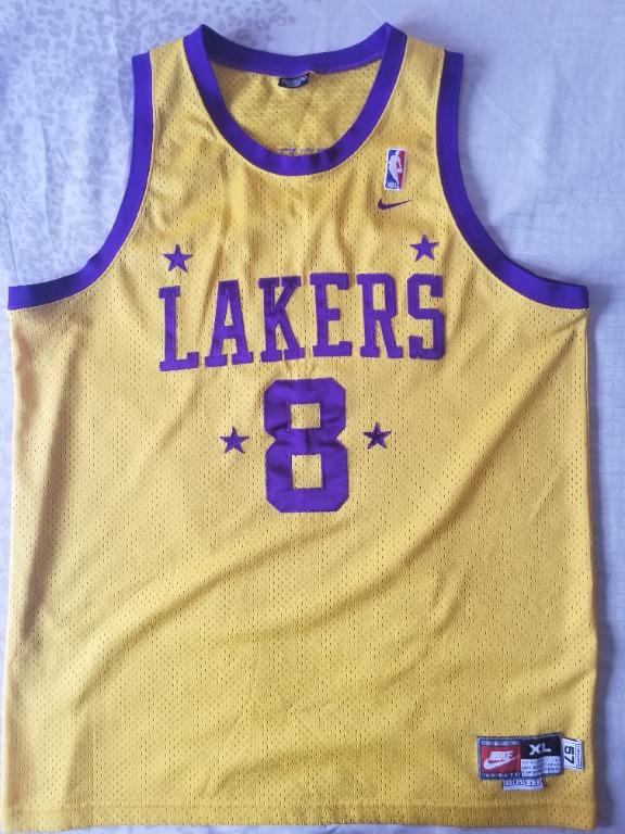 Kobe Bryant #8 Los Angeles Lakers Nike Black '57 Jersey Youth LARGE