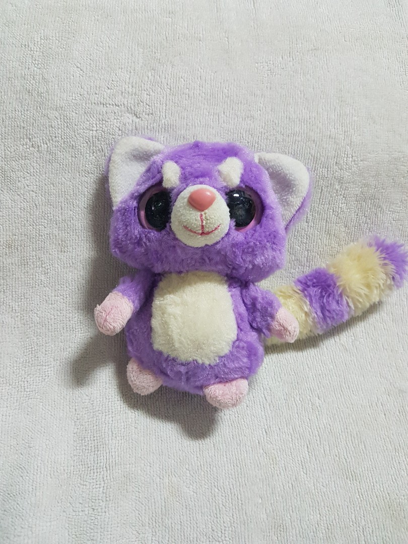 Authentic Rare YooHoo Friends Purple Lemur Plush Soft Toy