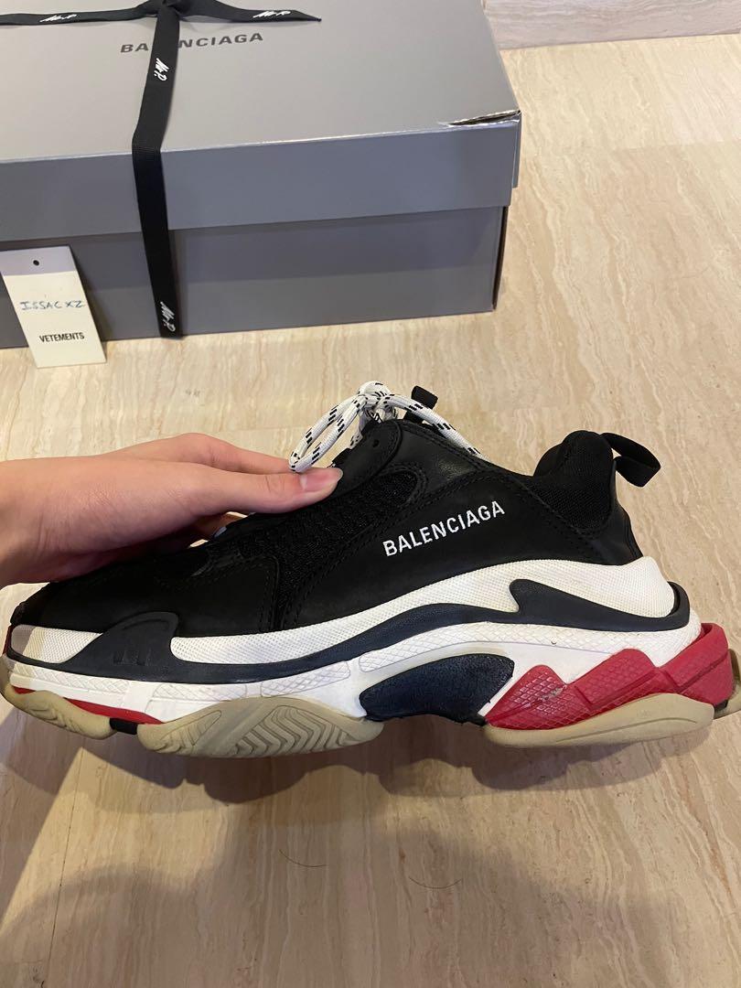Balenciaga 3s bred deals