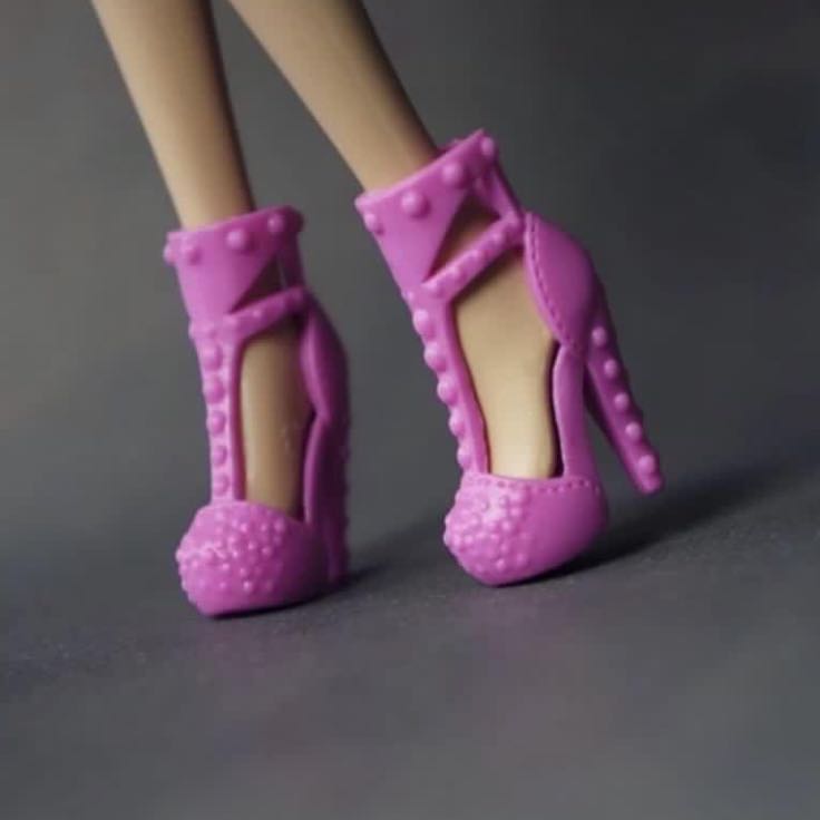 barbie shoes pink