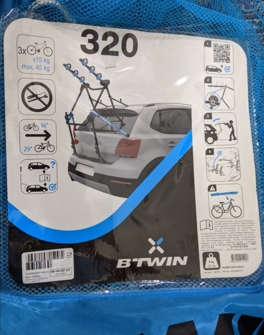 Btwin 320 bike rack, Sports Equipment, Bicycles & Parts, Parts