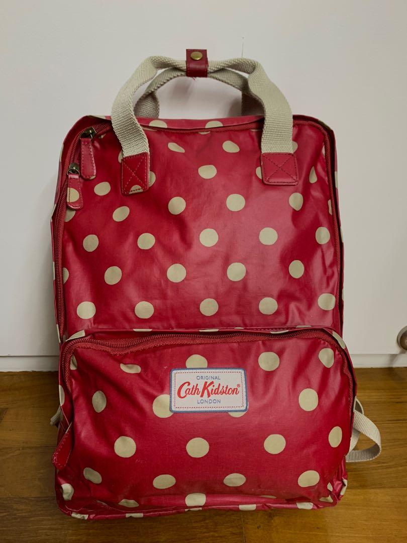 Cath kidston red backpack discount
