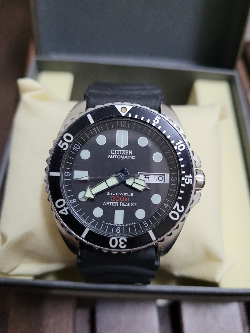 Citizen diver NY2300, 名牌, 手錶- Carousell