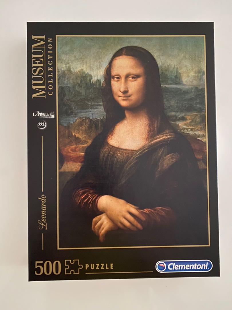 Leonardo Mona Lisa 500 Piece Jigsaw Puzzle de Clementoni Museum Collection 