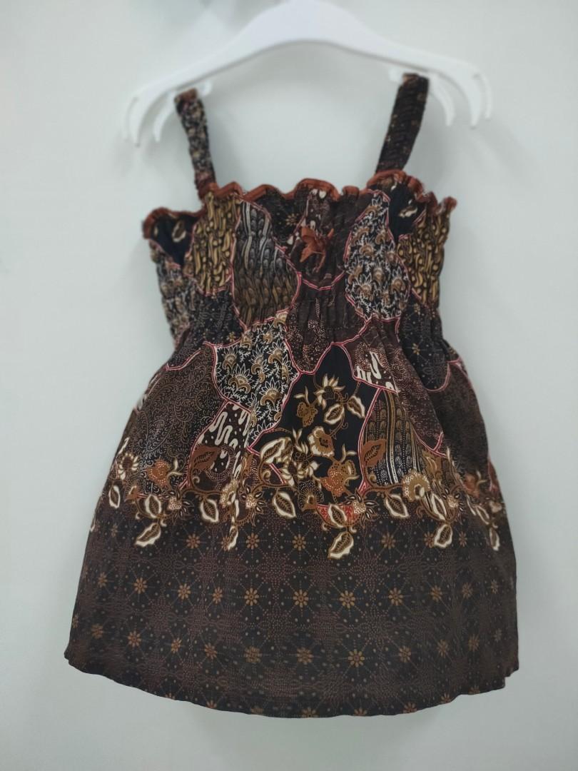CUTE BATIK GIRLS DRESS