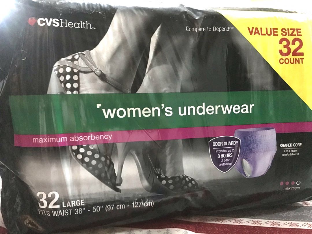 CVS Health Women's Underwear Maximum Absorbency, Beauty & Personal Care, Sanitary Hygiene on