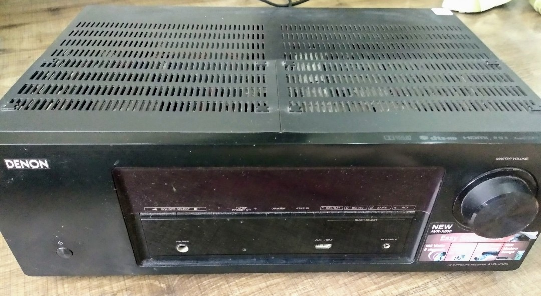 Denon AVRX500 amplifier (not working), Audio, Soundbars, Speakers
