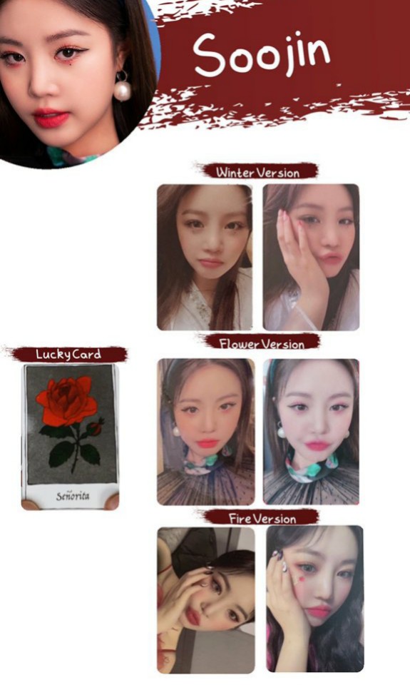[FOUND] gidle soojin i burn makestar album photocard, Entertainment, K