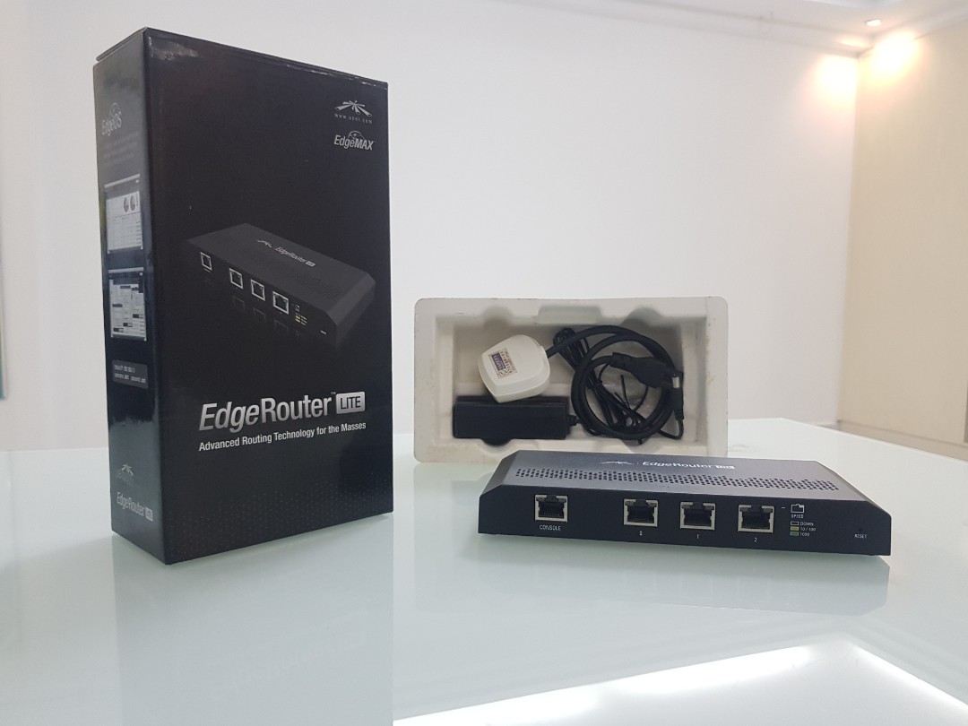 Ubiquity EdgeRouter Lite, Computers & Tech, Parts & Accessories ...