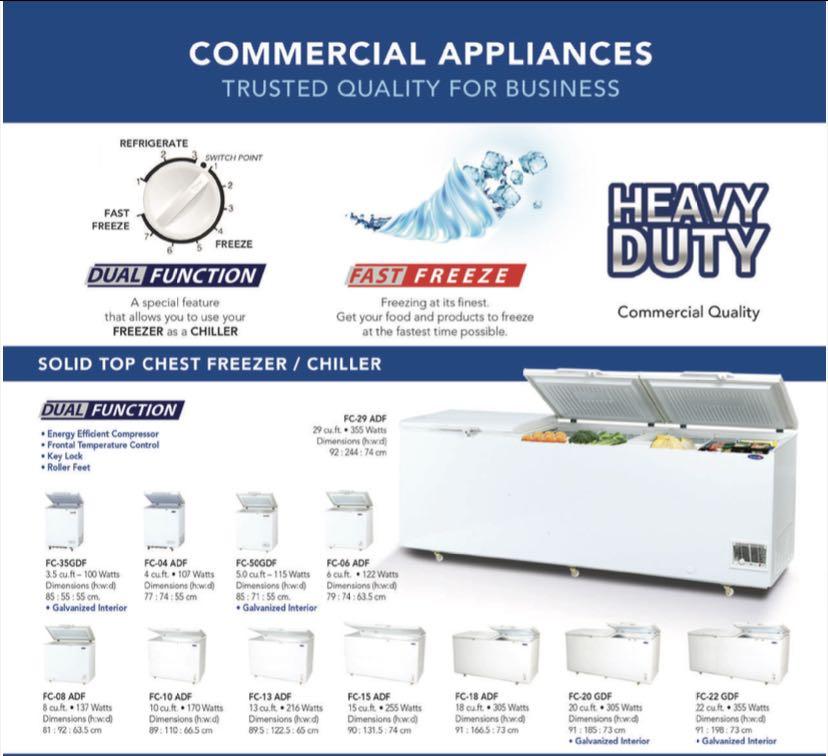 Fujidenzo Chest Freezer Tv Home Appliances Kitchen Appliances Refrigerators And Freezers On Carousell Fujidenzo Chest Freezer Tv Home Appliances Kitchen Appliances Refrigerators And Freezers On Carousell