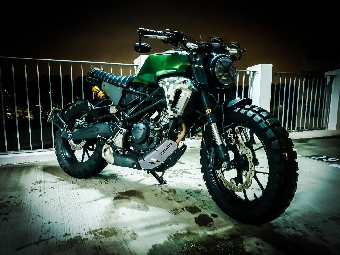 Cb150r shop custom scrambler