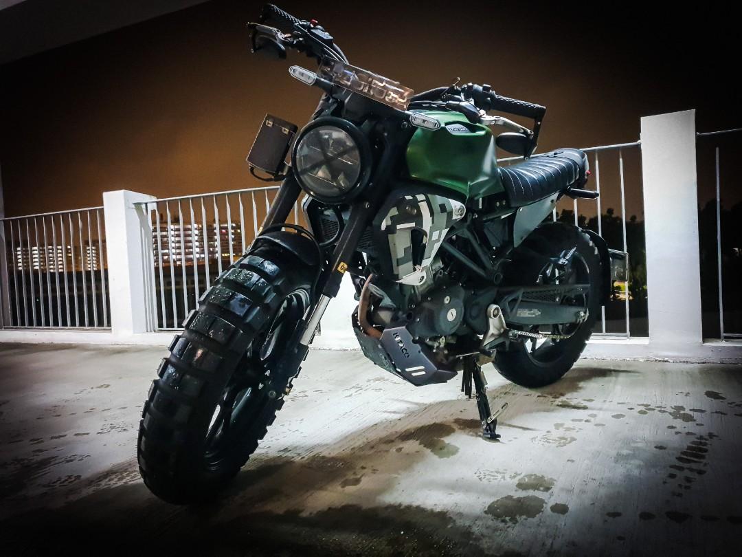 Fully Custom Bratstyle Tracker Honda CB150R Exmotion Motorcycles