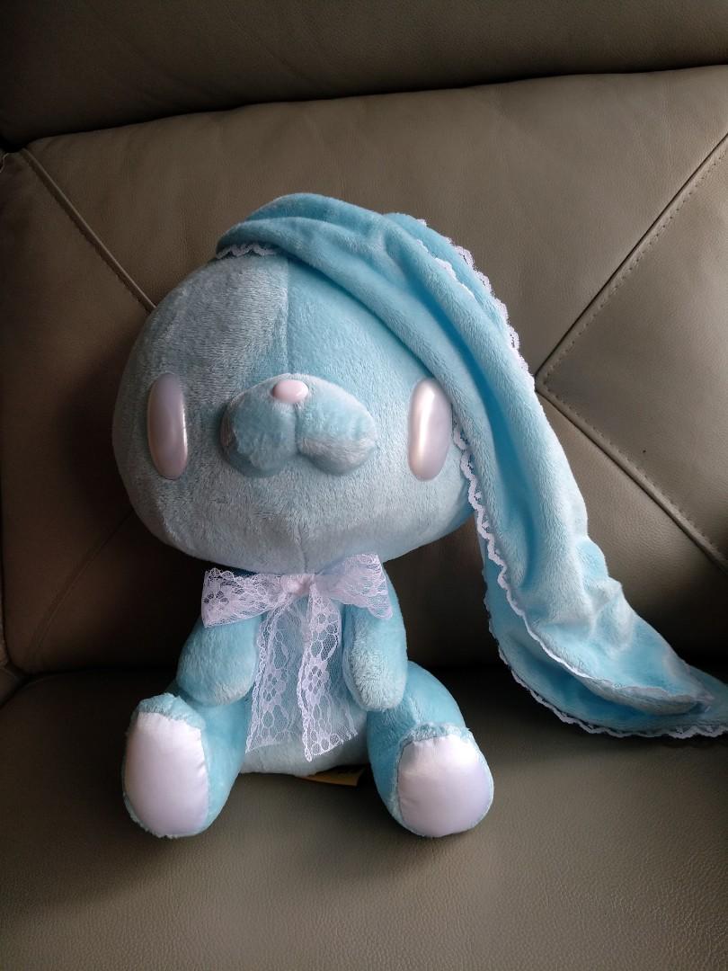 Gloomy Bear Rabbit With Long Lace Ears Baby Blue Bnwt Hobbies Toys Toys Games On Carousell