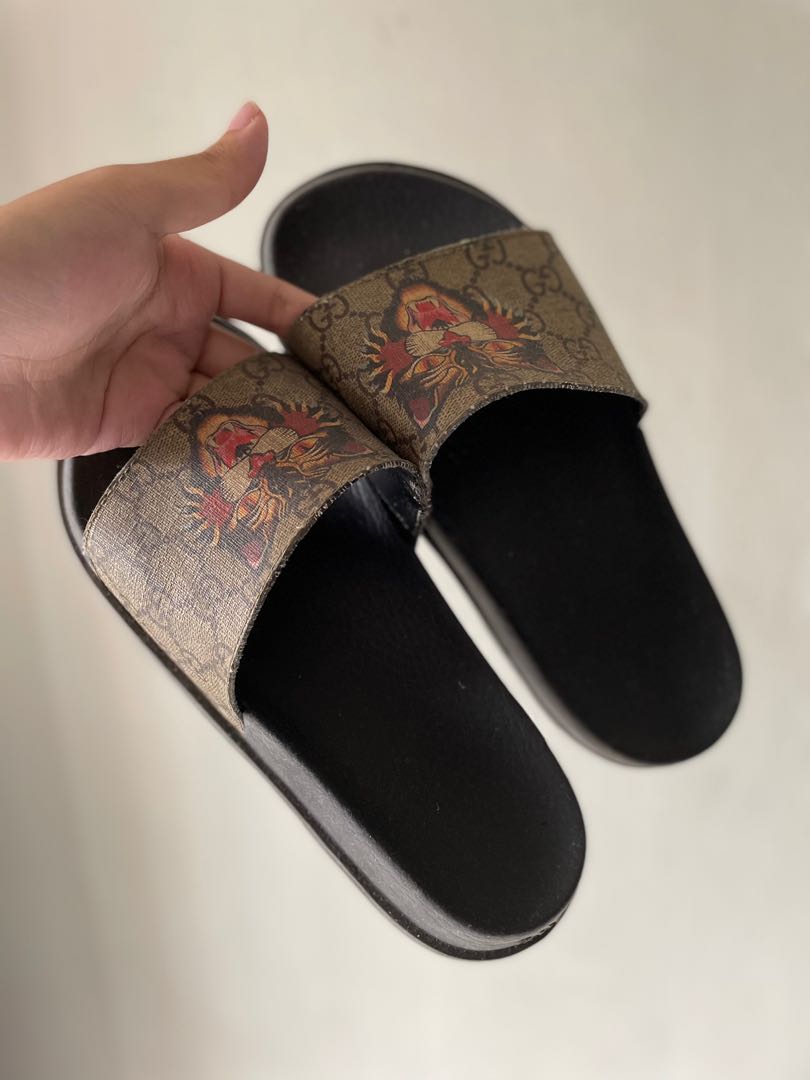 Gucci cheap slides cat