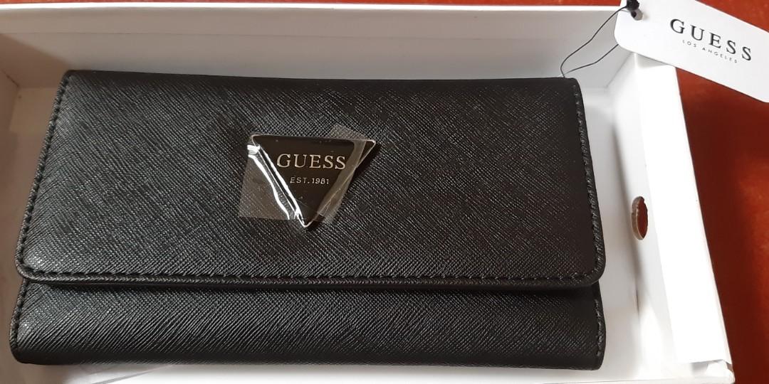 Guess wallet black clearance