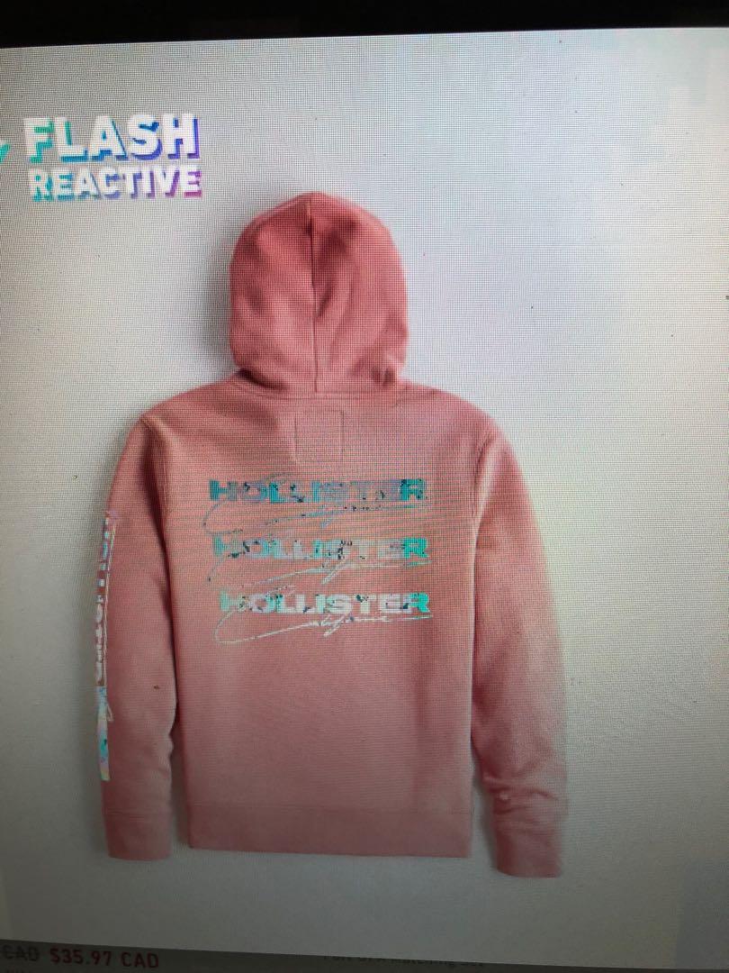 Hollister Flash Reactive Graphic Hoodie