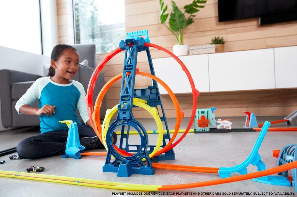 hot wheels triple loop kit