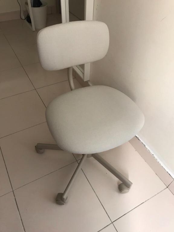 Ikea Bleckberget Swivel Chair (Idekulla Beige), Furniture & Home Living