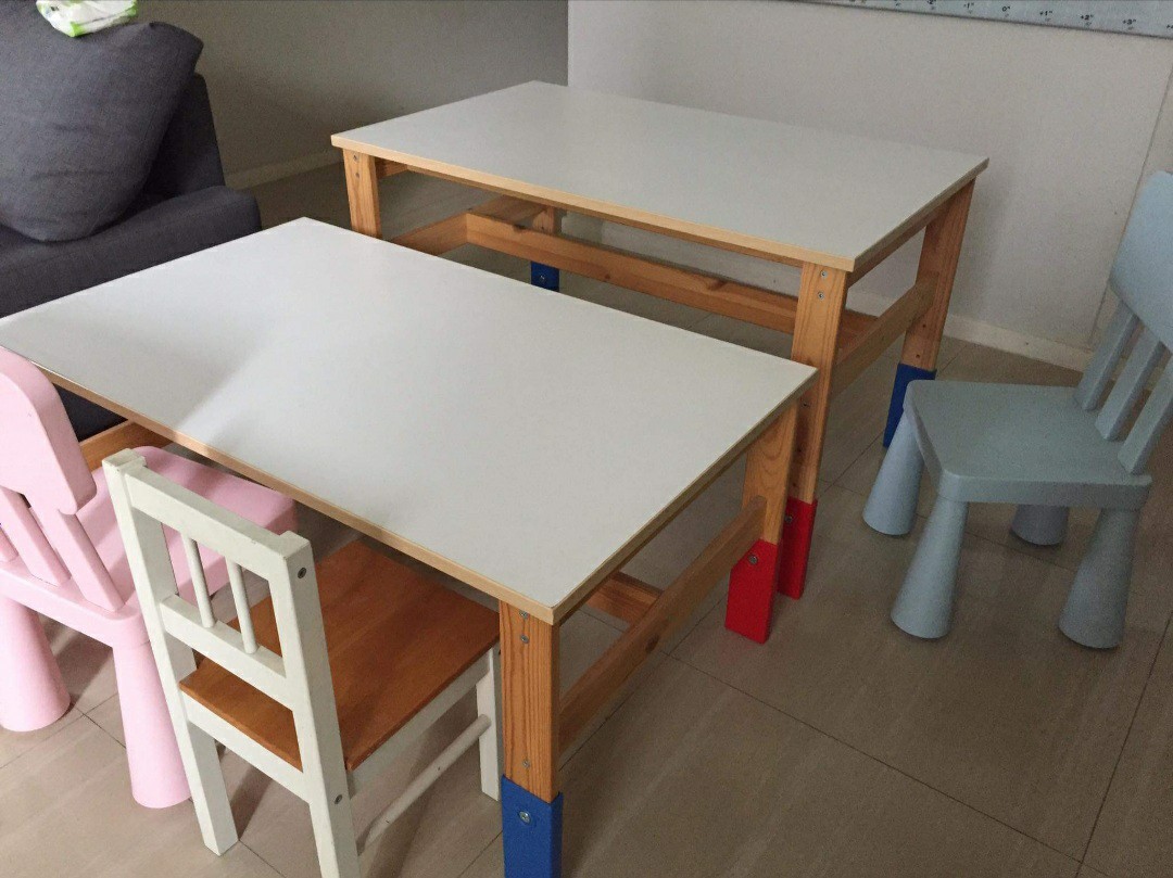 Ikea Kids Table 2 Unit Chair 4 Unit