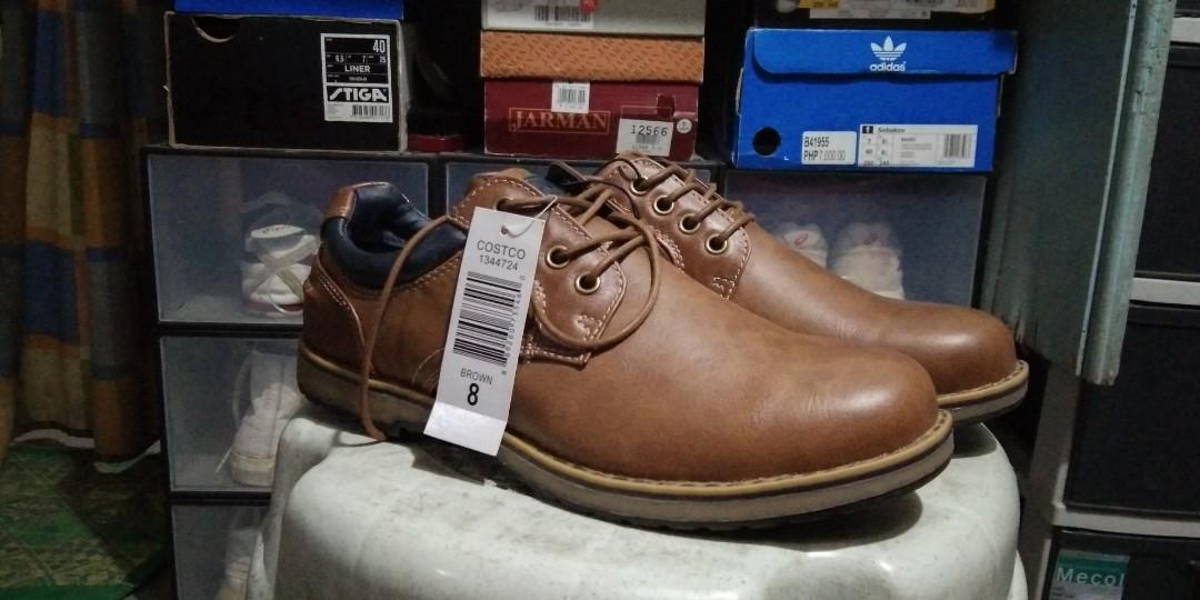 Cal Oxford Brown Lace up Casual Shoe 