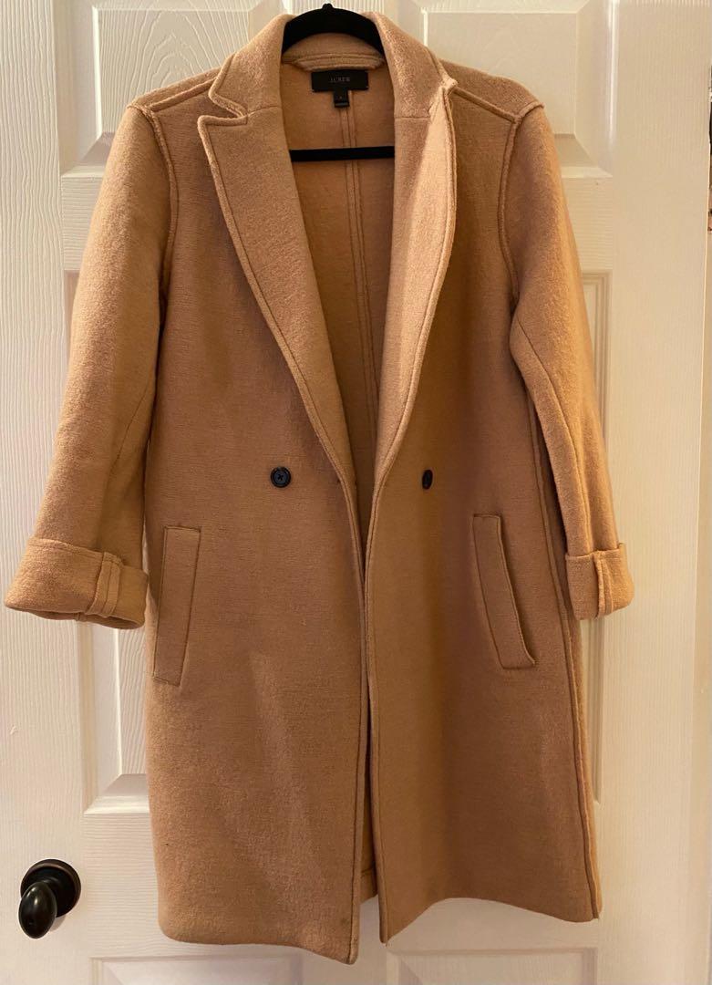 j crew wool blend coat