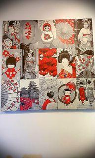 Japanese framed poster