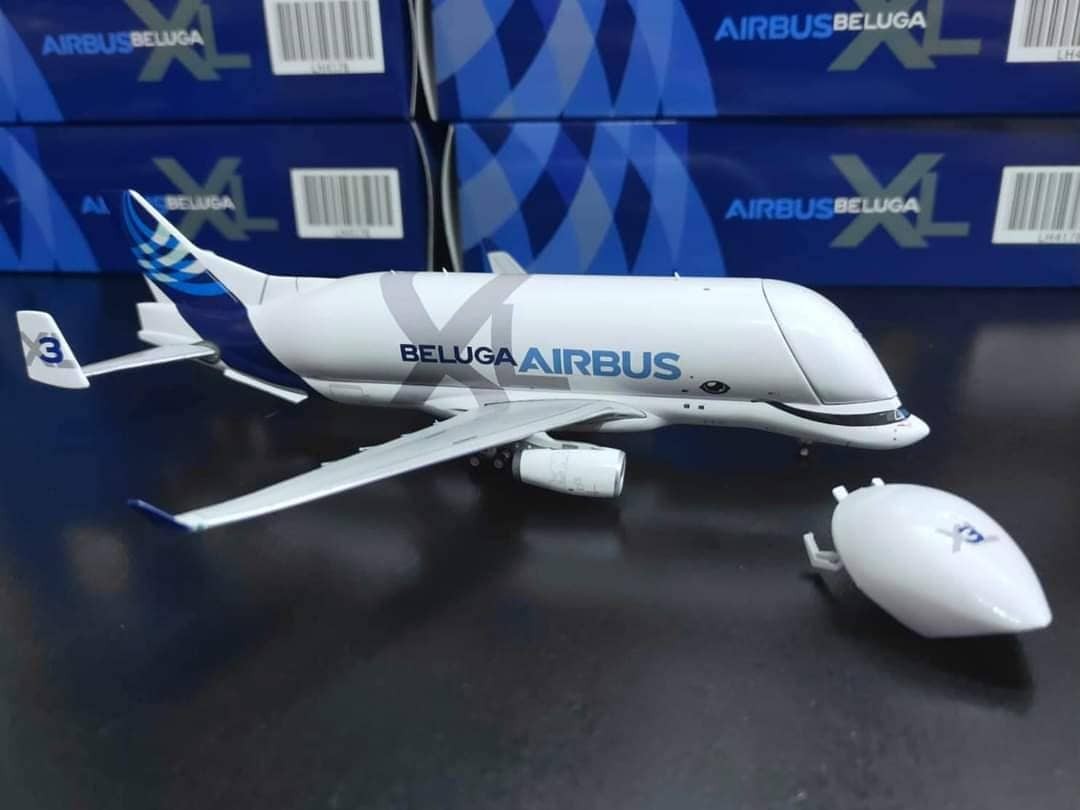 JC Wings 1:400 Airbus Beluga XL #2/3 旺角飛機模型店全新商品, 興趣 