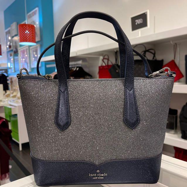 Kate spade clearance blue glitter purse