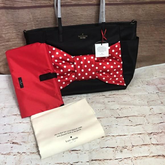 Kate spade minnie mouse diaper bag 2025