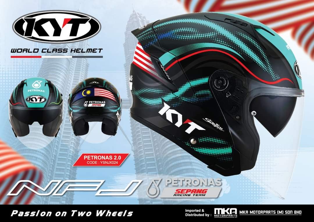 Kyt Helmet nfj petronas 2.0 limited edition Motorcycles